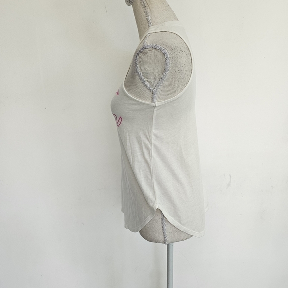 Florida White Hot Pink Flamingo Tank Top - Picture 3 of 8